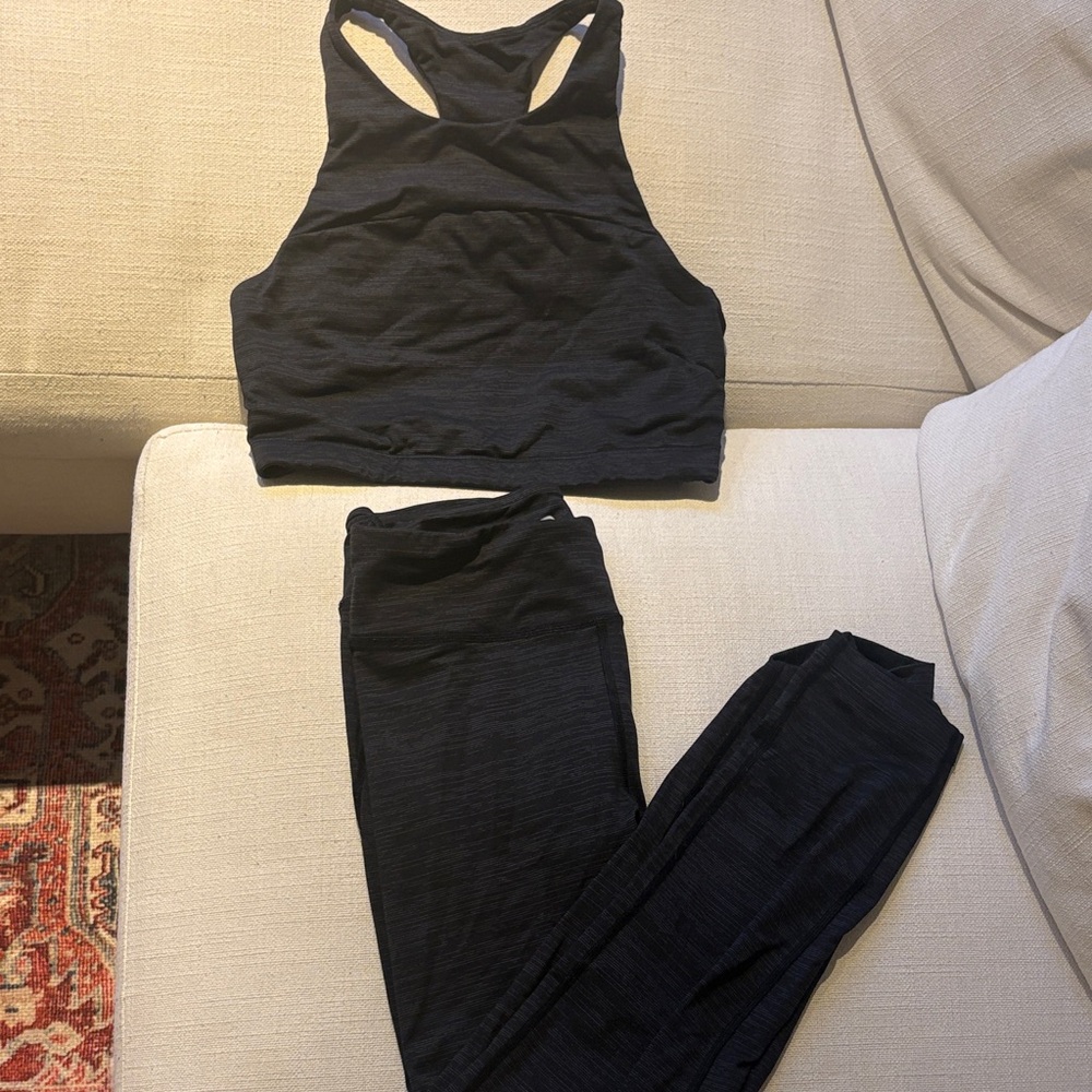 Outdoor Voices Leggings & Matching Sports Bra